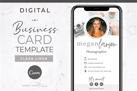 free digital business card template.